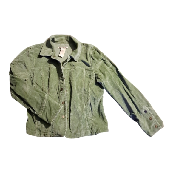 AMI Green Corduroy Jacket Y2K - Picture 8 of 8